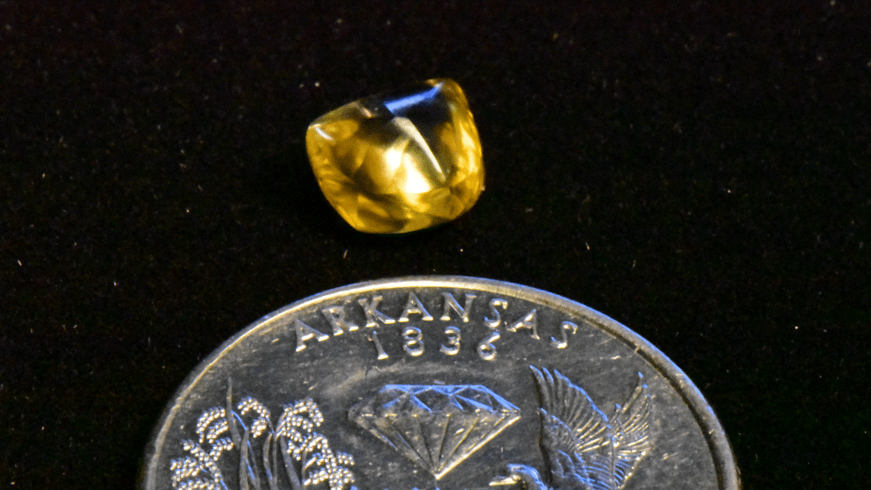 Grandfather Finds Gorgeous 2.29-Carat Diamond at Crater of Diamonds State Park
